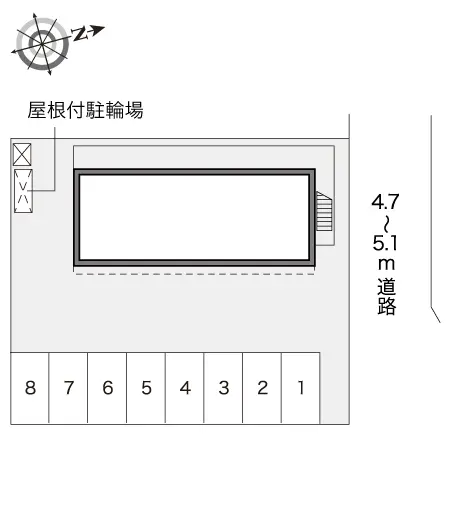 ★手数料０円★磐田市上新屋　月極駐車場（LP）